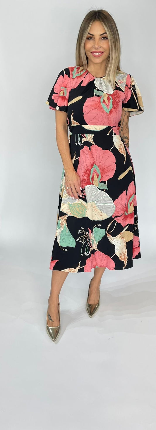 Margo Floral Midi Dress